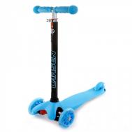 Самокат трехколесный  Wave Lights Fold Blue LARSEN