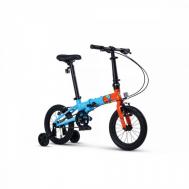 Велосипед Детский Складной  "S007" PRO 14'' Синий (2024) Maxiscoo