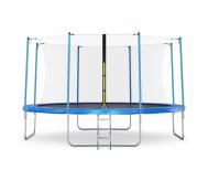 Батут 14FT blue с внутренней защитной сеткой ( 2 короба ) DFC