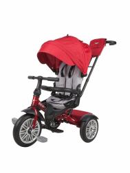 Велосипед трехколесный с ручкой управления , красный Bentley