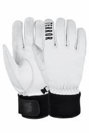 Перчатки  - LEATHER Gloves (White) Terror