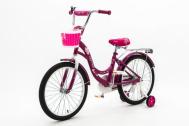 Велосипед 18"  GIRL малиновый Zigzag