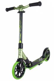 Самокат TT COMFORT 210R (Колеса 200 мм рама ALU) BLACK/GREEN Tech Team