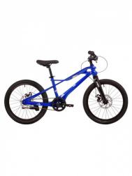 Велосипед  20" LYNX. Магнезиевая рама, синий, защ.цепи, диск.тормоз, подножка Novatrack