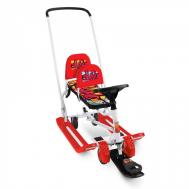 Снегокат  "Тимка спорт 6Д" ТС6Д с граффити на красном Игрушка