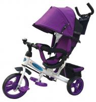 Трехколесный велосипед Q Play Pilot, ручка управления, съемная крыша QPlay