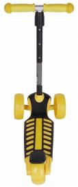Самокат детский TT LAMBO, колеса 120/100, с подсветкой, желтый Tech Team