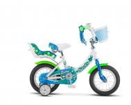 Велосипед детский  Echo V020 12", голубой, 1 скорость Stels