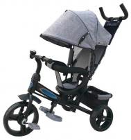 Трехколесный велосипед Q Play Pilot, ручка управления, съемная крыша QPlay