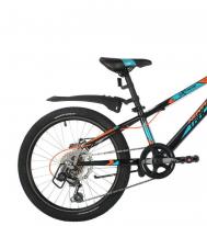 Детский велосипед Novatrack Extreme D 20, 6 скоростей, черный Нет бренда