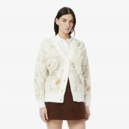 Женский кардиган  с цветочной вышивкой Lacoste