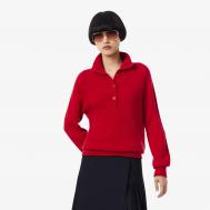 Женский шерстяной свитер  с высоким воротником Lacoste