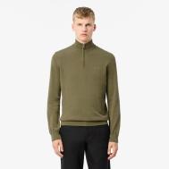 Мужской хлопковый свитер  на молнии с высоким воротом Lacoste