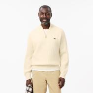Мужской свитер  из овечьей шерсти на молнии Lacoste
