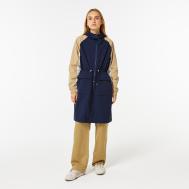 Женская двухцветная ветровка  с капюшоном Lacoste