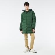 Мужская утеплённая куртка  с капюшоном Lacoste