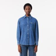 Женская джинсовая рубашка  OVERSIZED Lacoste