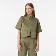 Женская рубашка  из эластичного хлопка Lacoste