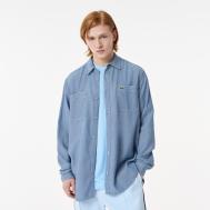 Мужская лёгкая рубашка  из экологического материала тенсель Lacoste