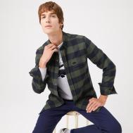 Мужская клетчатая рубашка  Slim Fit Lacoste