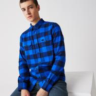 Мужская клетчатая рубашка  Slim Fit Lacoste