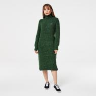 Шерстяное платье  с высоким воротом Lacoste