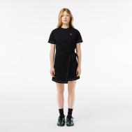Платье  OVERSIZED с поясом и коротким рукавом Lacoste