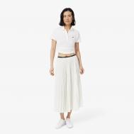 Длинная плиссированная юбка  с эластичной талией Lacoste