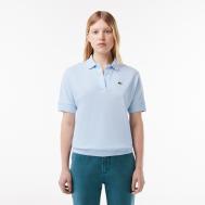 Женское поло  Loose Fit Lacoste