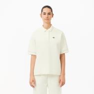 Женское поло  из смеси эластичного органического хлопка Lacoste