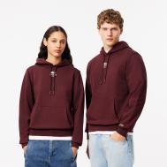 Хлопковая толстовка  Unisex с капюшоном Lacoste