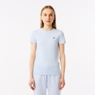 Женская хлопковая Футболка  Relaxed Fit Lacoste
