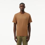 Мужская хлопковая Футболка  с коротким рукавом Lacoste