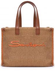 Сумка соломенная Santoni