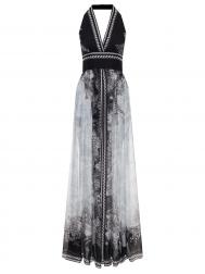 Платье шелковое Elie Saab