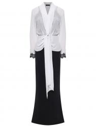 Платье комбинированное LAROOM