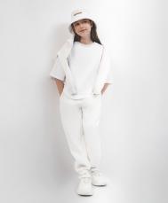 Брюки спортивные трикотажные белые  Select (152) Gulliver