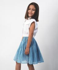 Юбка из батиста голубая  Select (116) Gulliver