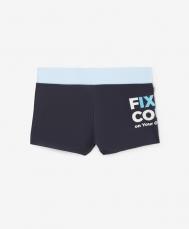 Плавки-боксеры для мальчика с принтом синие  (110-116) Gulliver