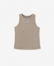 Майка для девочки из риба коричневая  (164) Gulliver