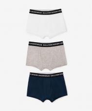 Трусы боксеры для мальчика комплект из 3-х штук мультицвет  (110-116) Gulliver