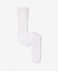 Колготки детские эластичные 40 DEN белые  (134-140) Gulliver