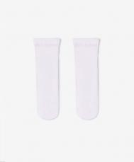 Гольфы для девочки эластичные белые 60 DEN Gulliver