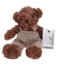 Мягкая игрушка Мишка в полосатом комбинезоне, 21 см Gulliver мягкая игрушка