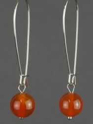 Серьги Бусики-Колечки