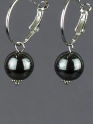 Серьги Бусики-Колечки