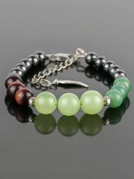 Браслет оберег Бусики-Колечки