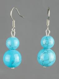 Серьги Бусики-Колечки