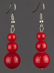 Серьги Бусики-Колечки