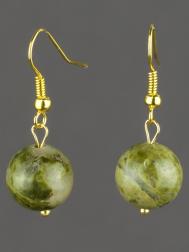 Серьги Бусики-Колечки